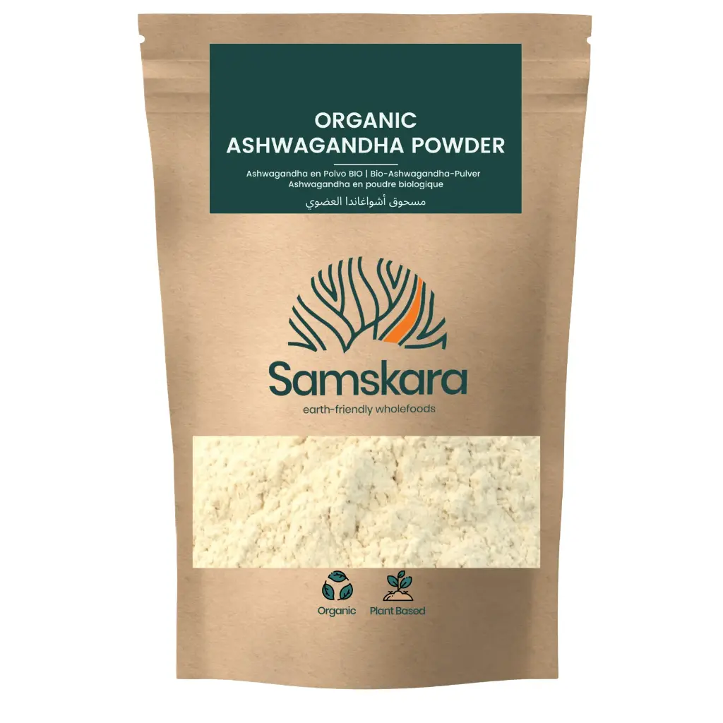 ASHWAGANDHA POWDER | Organic BIO | + Regulates blood sugar & Stress &  Deep Sleep!