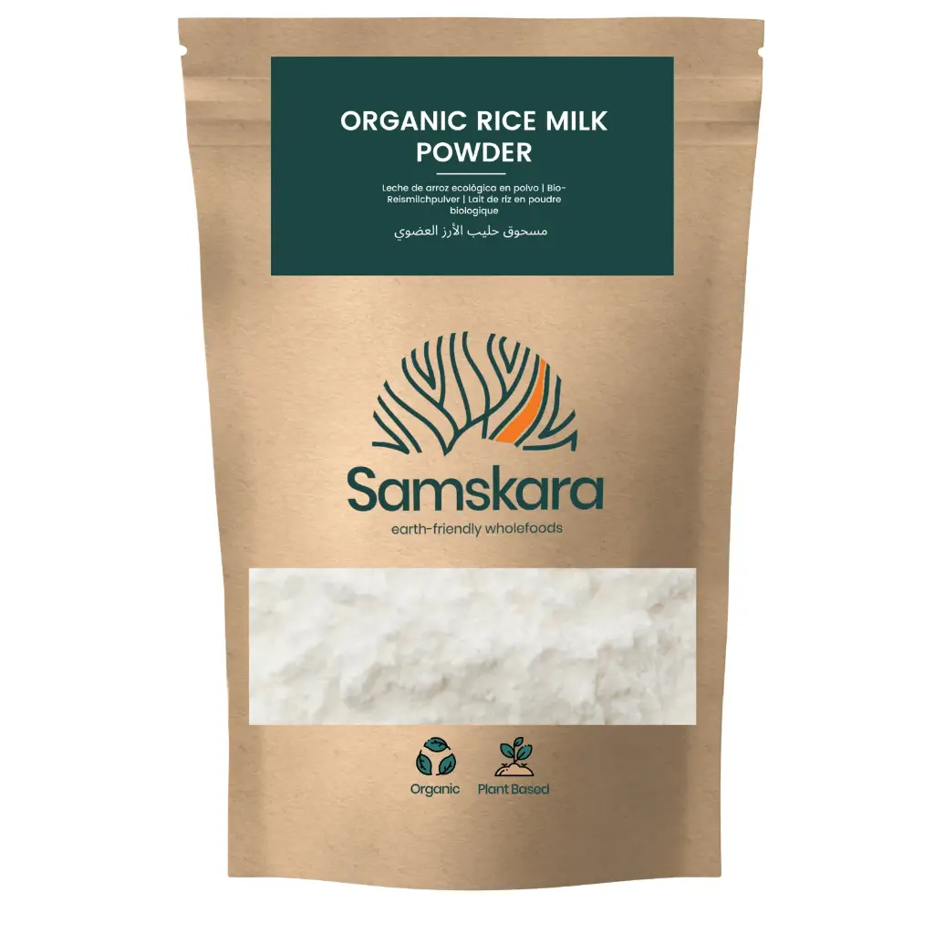 RICE MILK POWDER | Organic BIO | Low Fat + Vitamin B + Calcium + Digestive Health + Heart & Bones Health