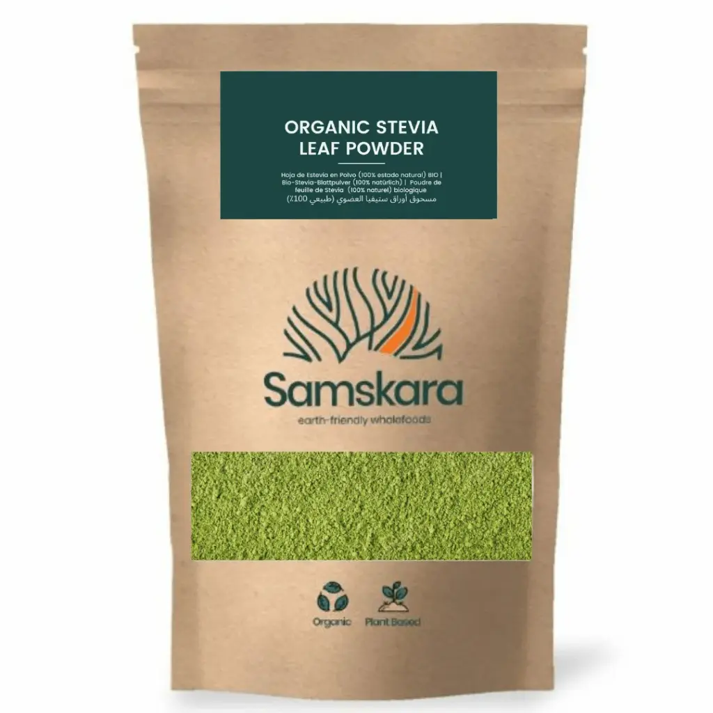 STEVIA LEAF POWDER | Pure Natural grounded Leaves | Organic BIO | Keto + Natural Sweetener & Weight Loss