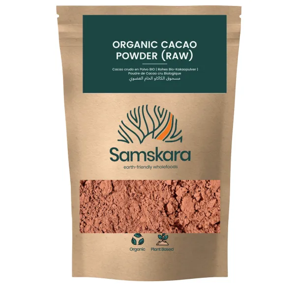 RAW CACAO POWDER | Organic BIO | + Iron, Magnesium, Potassium, Copper & Manganese