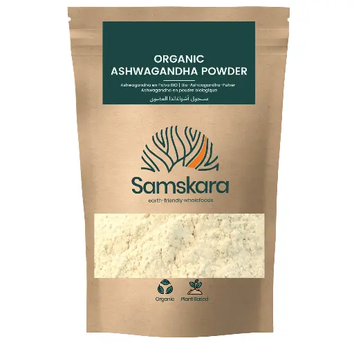 Ashwagandha Powder | Organic BIO | Lower blood sugar, regulate stress and sleep deep!