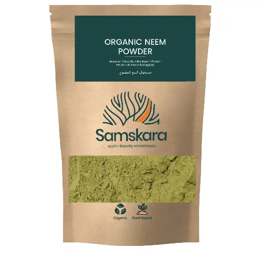 NEEM LEAVES POWDER | Ayurvedic | Organic BIO | + Vitamins C + Antioxidant + Blood Sugar Regulation + Skin Health, Detoxification