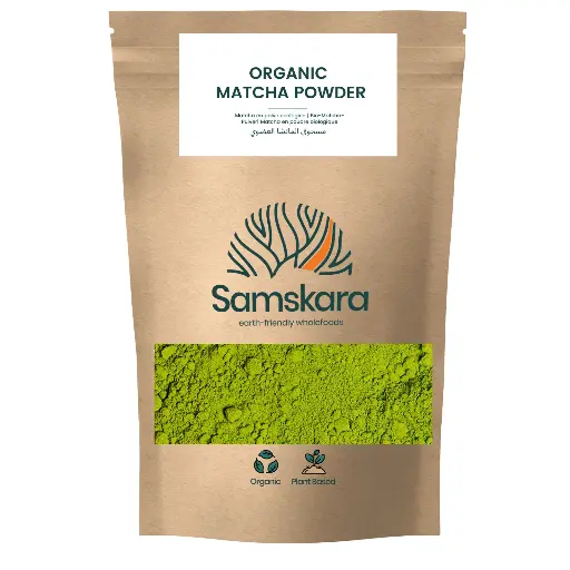 MATCHA POWDER | Organic BIO | Antioxidants & L-Theanine + Enhanced Focus, Stress Reduction, Detoxification